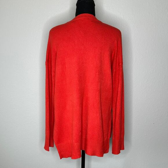 Tahari Women's Poppy Red Viscose Blend Sweater Size Large NWT - Picture 5 of 12